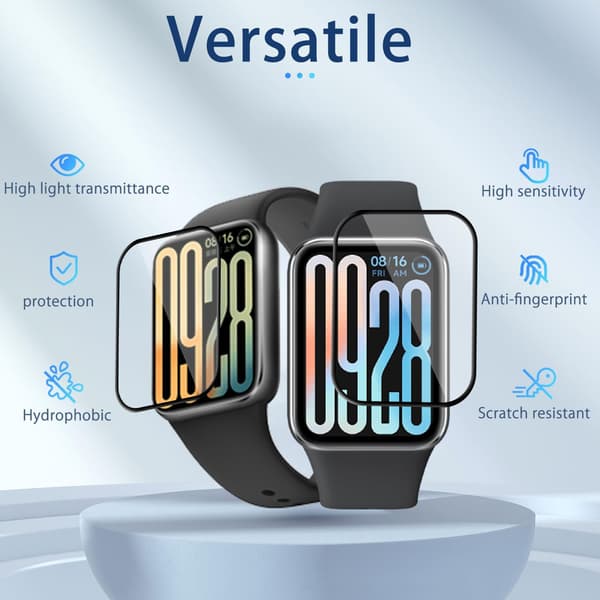 Explosionssäkert skärmskydd för Xiaomi Smart Band 10 Pro (4-pack)