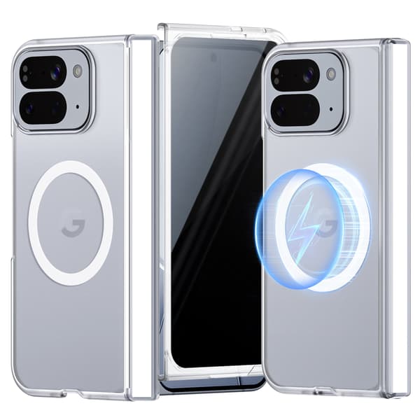 Magnetisk beskyttelsescover til Google Pixel 10 Pro Fold Transparent