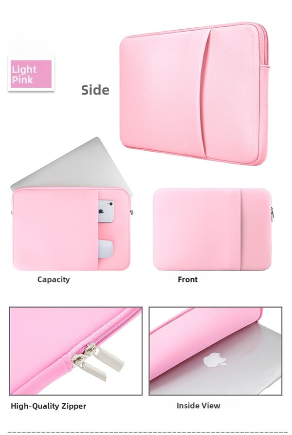 Hverdags laptopveske (14 tommer) Pink