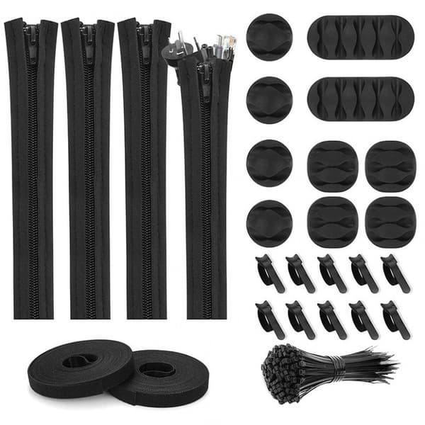 126PCS Kabelorganiseringssats, PET-material
