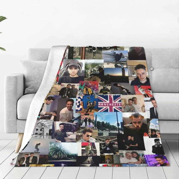Liams Music Payne Flanellfilt Luftkonditioneringsfilt Tupperware Soffa Pläd Plädar 50\"X40\"