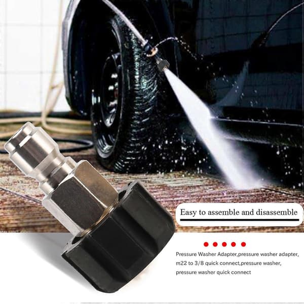 Högtryckstvätt Adapter Set Snabbkopplingskit, Metrisk M22-15mm, TWIS292