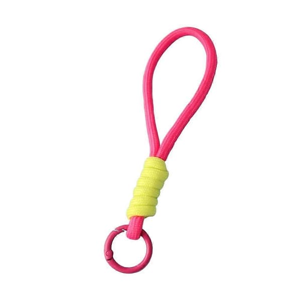Mobiltelefon Lanyard Vävd Rep Kort Mångsidig Nyckelring