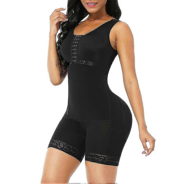 Fajas Colombianas BBL Steg 2 Formande Underkläder Bodysuit Efter Operation Postpartum Girdle Hög kompression Helkroppsformare Butt Lifter,,L