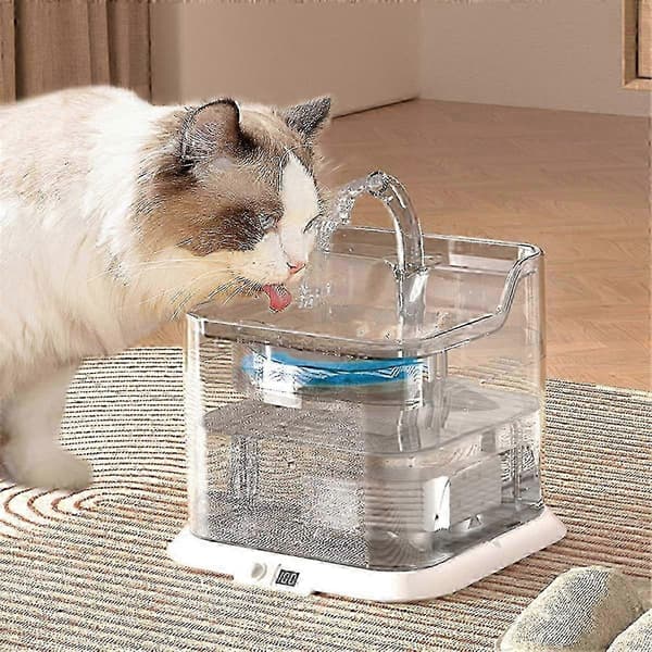 3L Smart Automatisk Vattendispenser för Katter - Dricksstation för Hund & Katt med Sensor