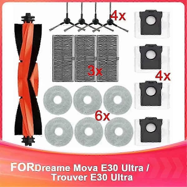 Dreame Mova E30 Ultra robotdammsugare tillbehör