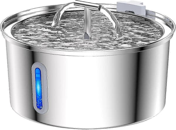 Automatisk hundvattendispenser 3,2 l med LED-ljus