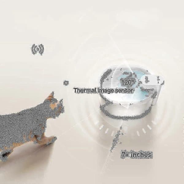 Kattdricksfontän sladdlös batteridriven automatisk