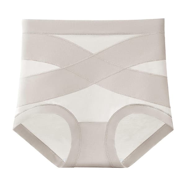 Shapewear Tummy Controls Trosor Kroppsformande Trosor Kompression Underkläder Hög Midja Girdle Trosa Shapewear för Kvinnor Risgrå XL,M,Risgrå