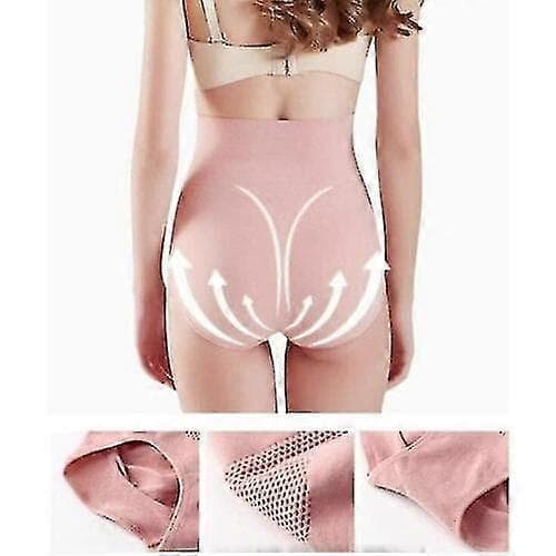 Graphene Honeycomb Kompression Shapewear för Kvinnor Kroppsskulptering & Stöd, L, Hudfärg