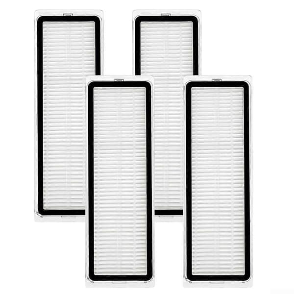 Ersättningsfilterkit Kompatibelt med D20 Plus Robotdammsugare, Slitstarkt Filterpapper, Enkel Installation, 4-pack