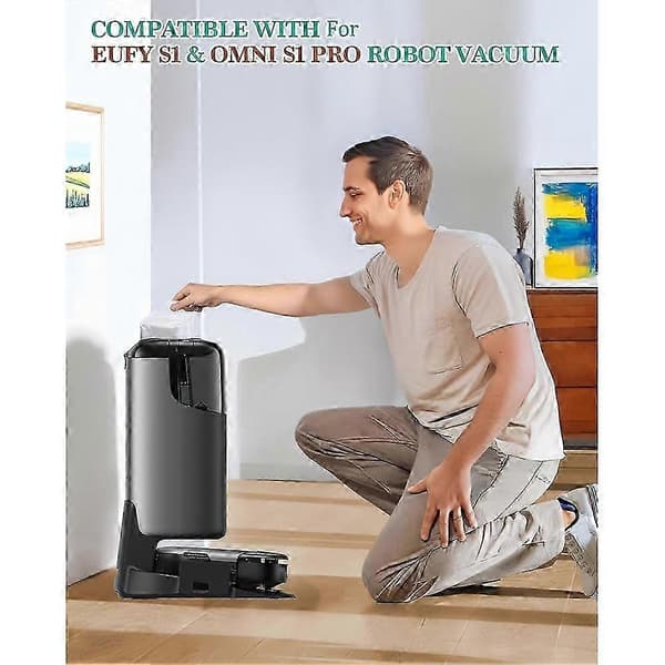 12-pack dammsugarpåsar för Eufy Omni S1 Pro robotdammsugare
