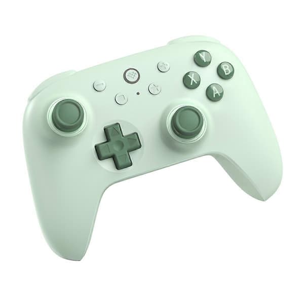 Trådlös 2.4G spelkontroll med Hall Effect Joystick för PC Android, Grön