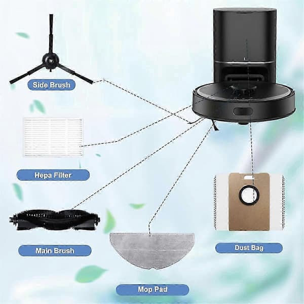 Reservdelar för Tapo RV30 Max Plus/RV30 Max/RV20 Max Plus/RV20 Max Dammsugare