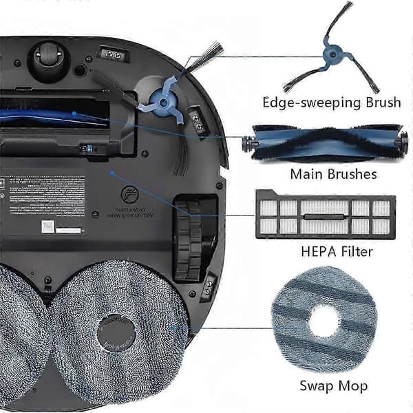 Moppduk för Eufy X10 Pro Omni robotdammsugare mopp kombinationsreservdel