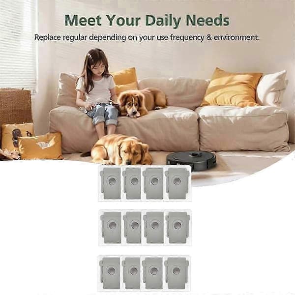 12-pack dammsugarpåsar för Roomba Combo J9+ & J7+