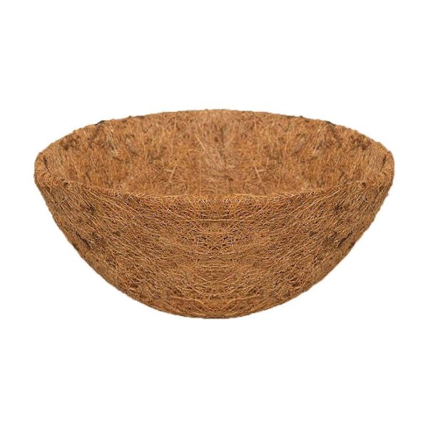 Comefolife 3-pack 10\" kokosfoder – Naturliga kokosfiberfoder för hängande korgar för växter, blommor och grönsaker