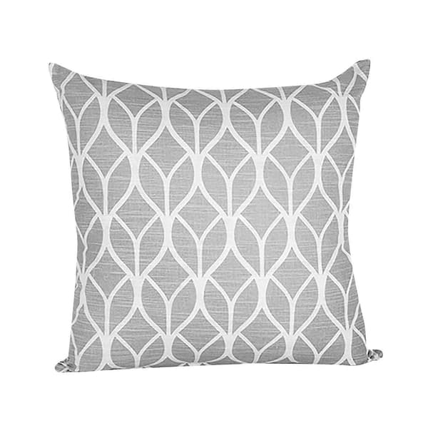 4-pak 18x18\" bløde mikrofiber pudebetræk – dekorative sofa-/sengepudebetræk, forårs- og påskepynt (grå)