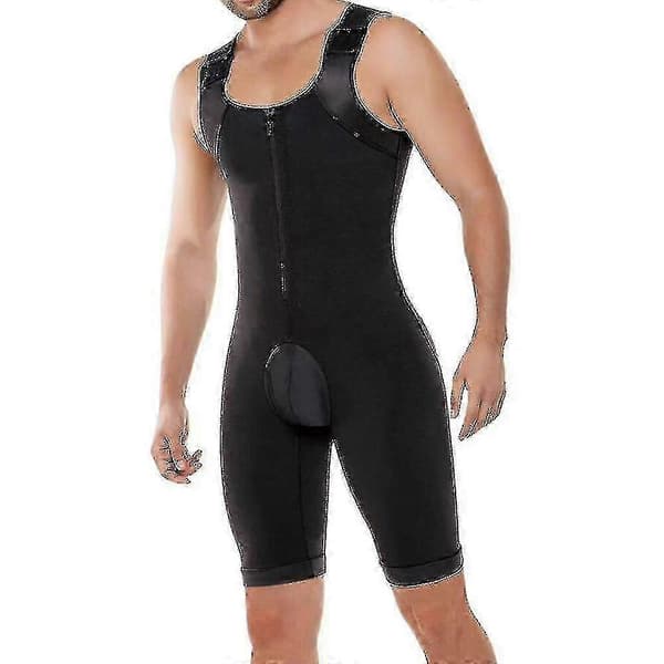 Herr Shapewear Bodysuits Helkropps Shapewear-shaper Kompression Slimming Suit Andningsbar, L