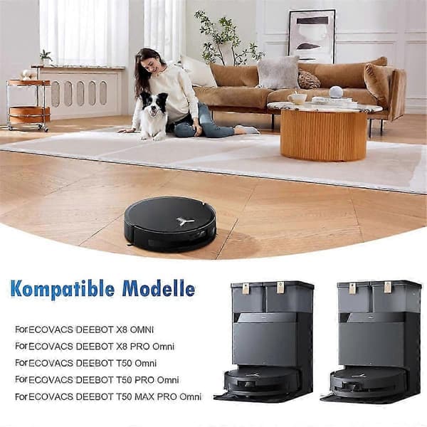 Deebot X8 PRO Omni X8 OMNI T50 PRO Omni ersättningsdammsugarpåsar