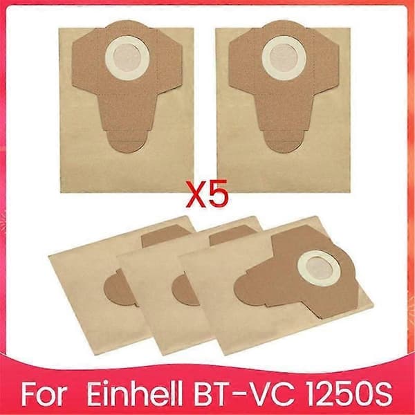 Einhell BT-VC 1250S dammsugarpåsar 20L 5-pack