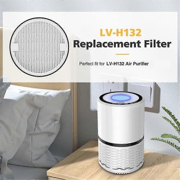 LEVOIT LV-H132 Luftrenare Filterbyte, HEPA-filter LV-H132