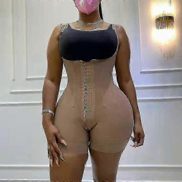 Shapewear för kvinnor efter operation - Full Body Compression, Waist Trainer, BBL Girdle, Butt Lifter, MODEL2 beige, XL
