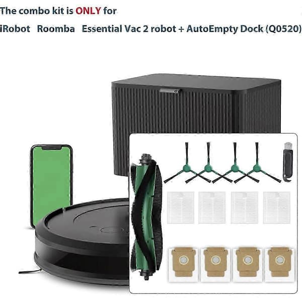 Sidoborste Ersättning för iRobot Roomba Combo Essential Vac 2 Q0520