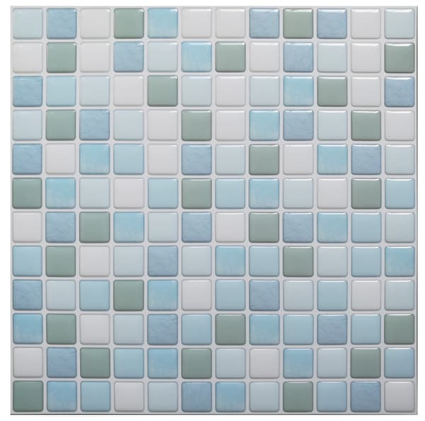 3D Mosaikkfliser Limvegg Vanntette Selvklebende Fliser Stik