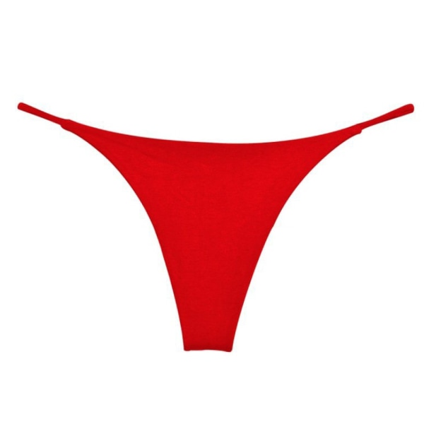 Kvinnor Underkläder Micro G-string Underbyxor Bikini Underkläder Red XL