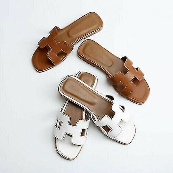 Dam Sls Beach Flat Damtofflor Outdoor Sls Skor black 40