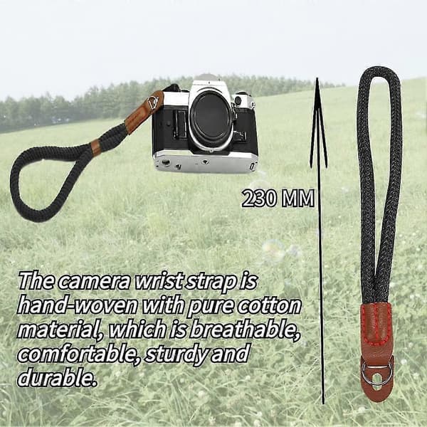 Kamerahandledsrem Universal Andningsbar Handgrepp Anti-förlorad Handledsrem För DSLR