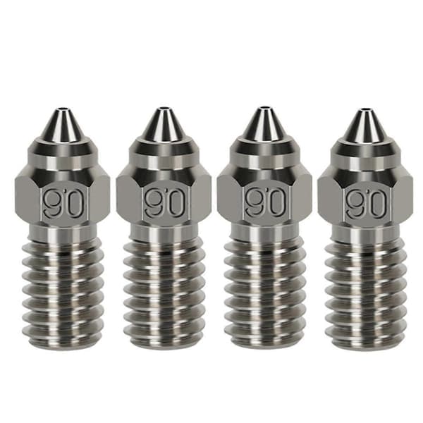 4PCS 0,6 mm för 7/5/3V3 SE Munstycke Krom Zirkonium Koppar Munstycke Högflödes Högtemperatur CHT Munstycke