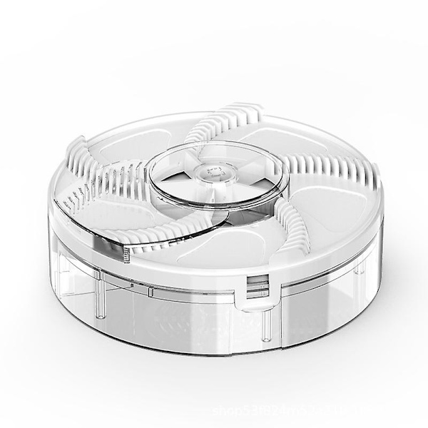 Elektrisk flugfälla Automatisk flugfångare Roterande flug skadedjursbekämpning Köksverktyg White Rechargeable