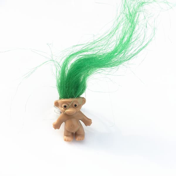 #Stykker 7 Farver Lykke-Troll Dukke Mini Dekoration Figur#