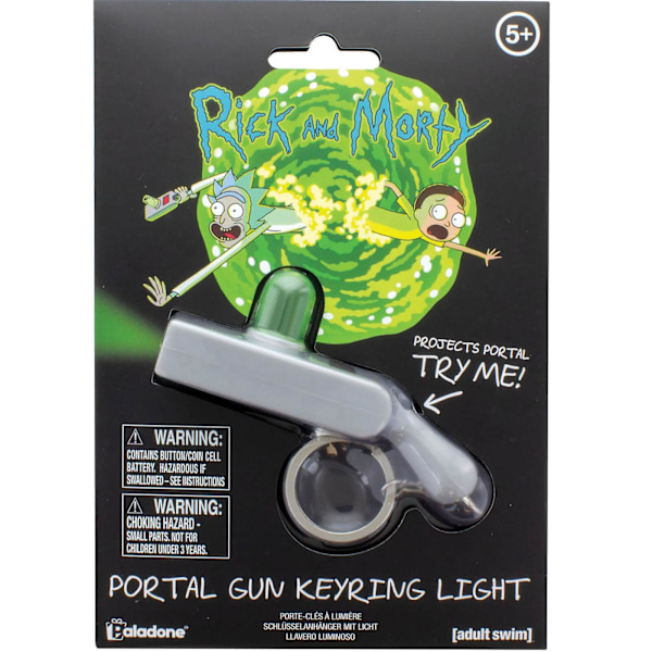Rick Morty Animasjon Omgir Mini Portal Projeksjon Pistol Nøkkelring Lys Leketøy For Rick Og Morty Trykk For Å Slå På Leker blocks
