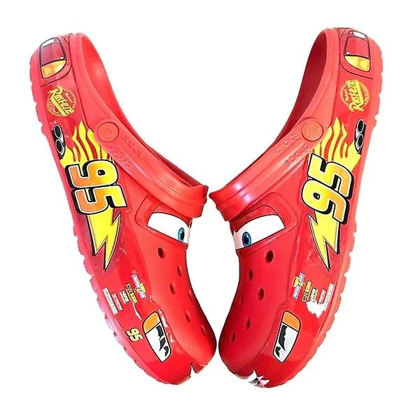 Bilar Träskor Tofflor Vuxen Kid Mc Queen 95 Anti-halk Tofflor Sandaler Vattenskor M8-W10