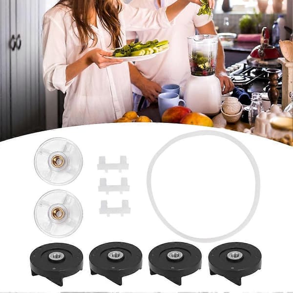 Tilbehør til 6 Base Gear og Blade Gear reservedel for Magic Bulle Blender (Gruppe 1) 250W