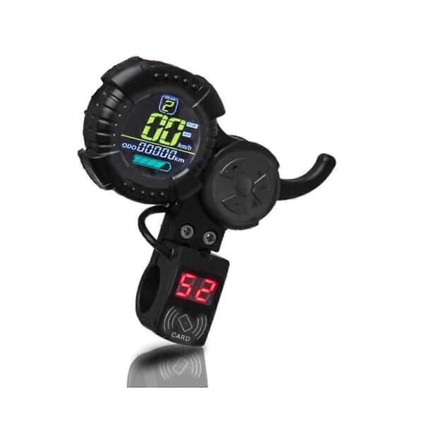 Elektrisk løbehjul Display Trigger LED Accelerator Gas & NFC-kort til Vsett 8 8+ 9 9+ til Zero 8