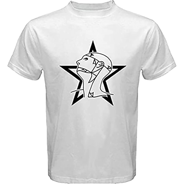 Ny The Sisters Of Mercy-logotypen Rockband Vit Svart T-shirt för män, storlek S till 3xl White S