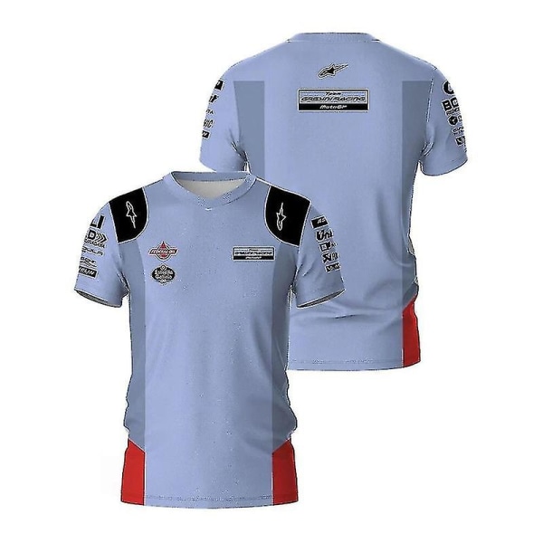 Ny MOTO GP 2024 Summer Oversized T-shirt för män Hot Selling Marquis 93 Driver Enthusiast Short Sl 1 100