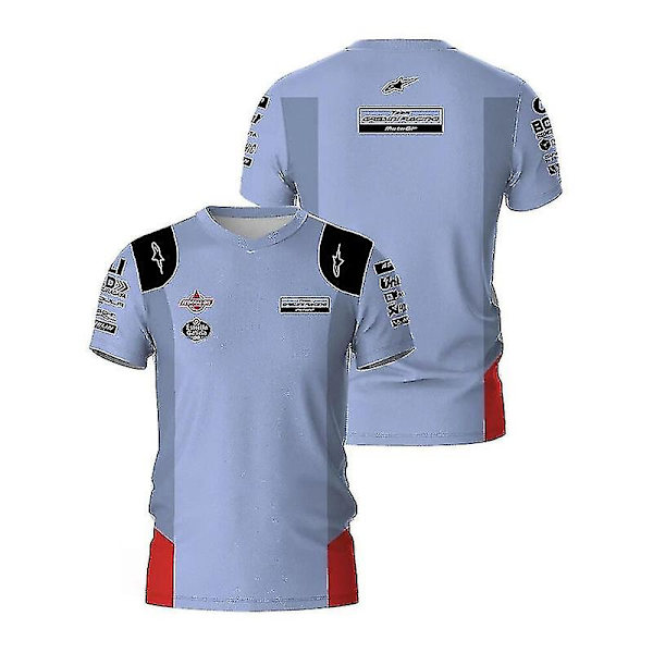 Ny MOTO GP 2024 Summer Oversized T-shirt för män Hot Selling Marquis 93 Driver Enthusiast Short Sl 1 4XL