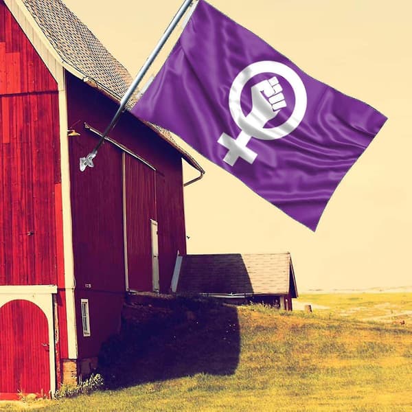 Elegant Feminisme Banner Polyester Lett Flytende