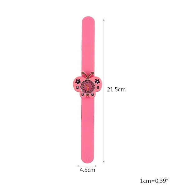 Kellot Lapset Rannekello Kvartsielektroninen Rannekello Tytöt Pojat qd Ladybug red