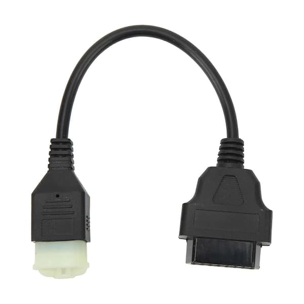 6-pinners OBD2 diagnoseadapterkabel stabil overføring for motorsykkel Tune ECU-programmering
