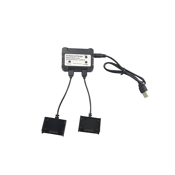 Mardi Gras Gaver Mjx 3 Pro B3pro Hs700 Drone Batteri USB Oplader 2 I 1 Oplader Black