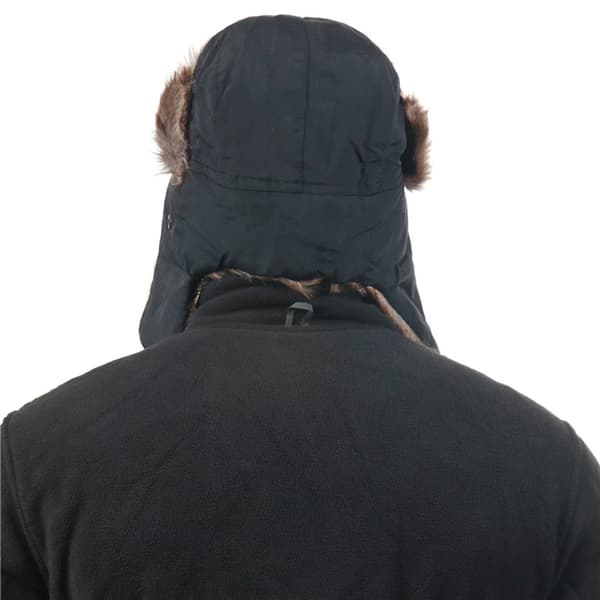 Unisex Aviator Trapperhatt med Øreklaffer Kunstig Pels Ushanka Vinter