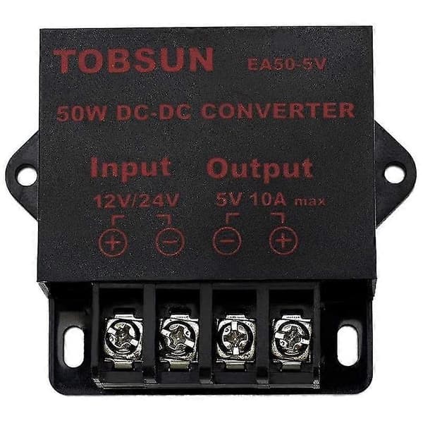 24v/12v til 5v 10a 50w Bil LED Reklameskjerm Strømforsyning Strømomformer DC Transformator