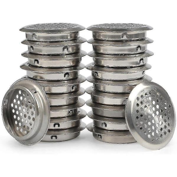 50 stk Ventilasjonsrist i rustfritt stål Ventilasjonshull