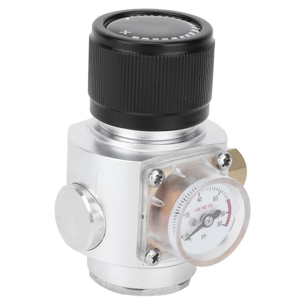 0-90PSI CO2 Regulator 3/8in Rustfrit Stål Sodavands Trykreduktionsventil til Hjemmebryg